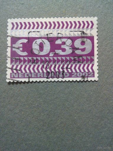 Нидерланды. Стандарт. 2002г. гашеная