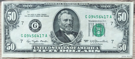 50 долларов США. 1977