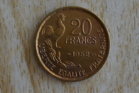 Франция 20 франков 1952