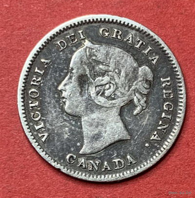 Канада, 5 центов 1901 г., серебро