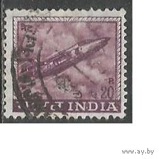 Индия. Реактивный самолёт. 1967г. Mi#436.