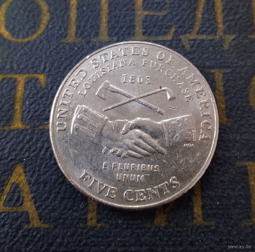 5 центов 2004 D США Приобретение Луизианы #01