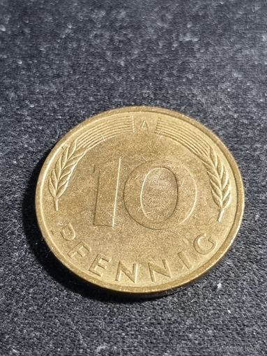 Германия 10 пфеннигов 1990 A