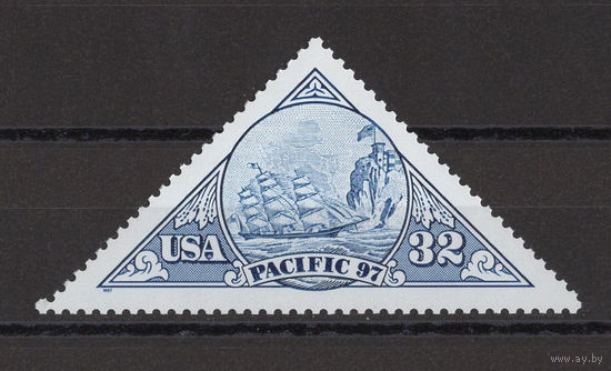 США /United States 1997** Парусный корабль Международная Фил.Выставка "Pacific`97" в Сан-Франциско Mi#2810