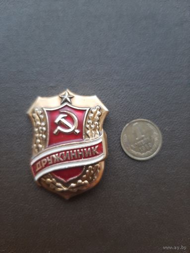Значок Дружинник