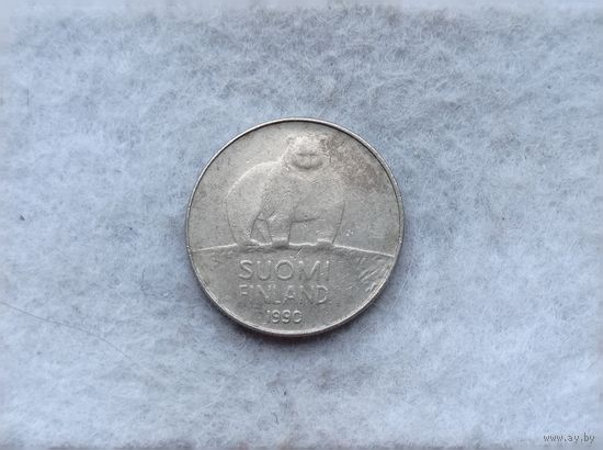 Werty71 Финляндия 50 пенни 1990 Медведь