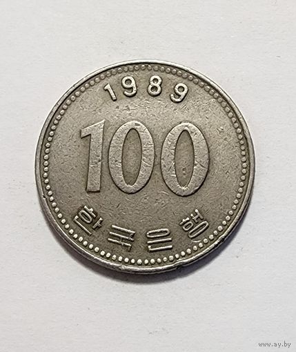 Южная Корея 100 вон, 1989