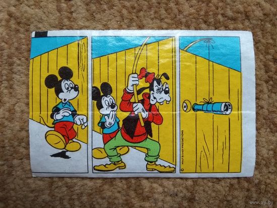 3 вкладыша от жвачки "Donald"