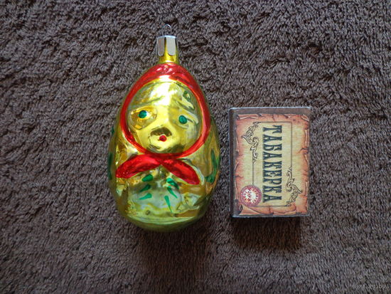 УЛОЧНАЯ ИГРУШКА СССР. МАТРЕШКА. ОРИГИНАЛ.