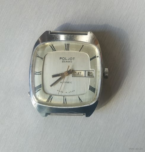 Часы наручные мужские "POLJOT",2627.Н, SU, с автоподзаводом и календарем, MADE IN USSR