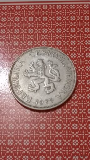 Чехословакия 5 крон 1925