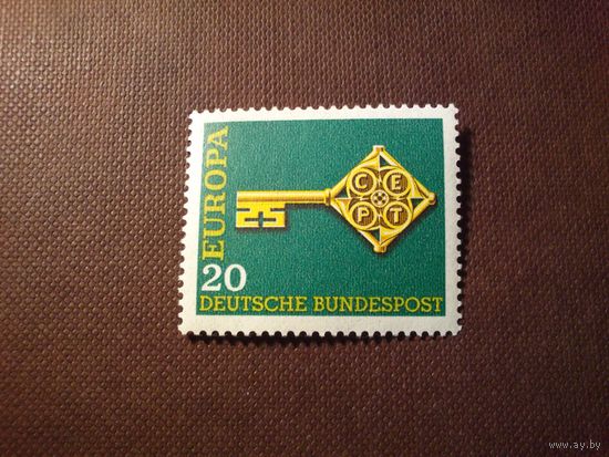 ФРГ 1968 г. Серия Европа СЕРТ .