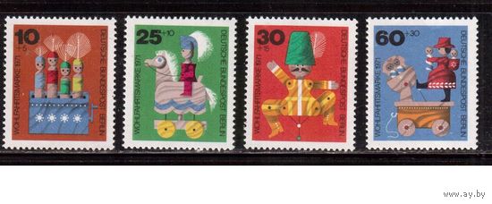 Германия(Берлин)-1971,(Мих. 412-415)  ** , Игрушки