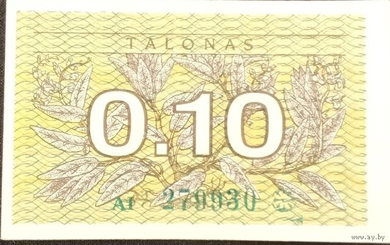 Банкнота Литвы 1991 год