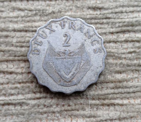 Werty71 Руанда 2 франка 1970