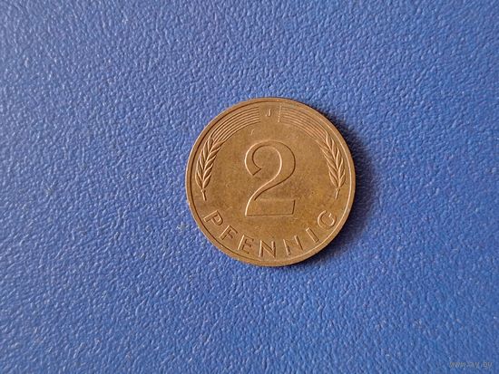 Германия (Федеративная республика) 2 пфеннига 1979 года J