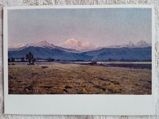 1958. Трындык. Утро в поле