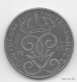 КОРОЛЕВСТВО ШВЕЦИЯ.  2 ЭРЕ 1945