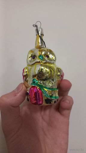 Стеклянная Елочная игрушка СССР