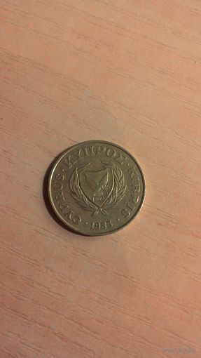 Кипр, 5 центов 1983.