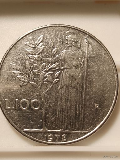 100 лир 1978 г. Италия
