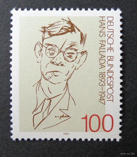 Современная Германия 1993г. Mi.1683 MNH** полная серия