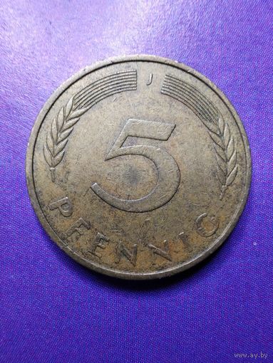 Германия ФРГ 5 пфеннингов 1979 J