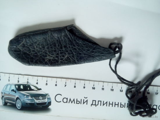Старинный кожаный напальчичник. Начало XX-го века.
