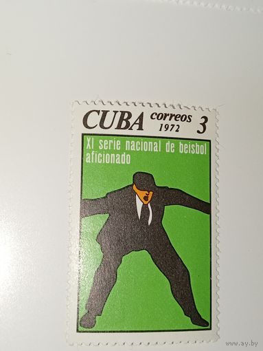 Куба 1972 XI Национальная серия любительского бейсбола (XI serie nacional de beisbol aficionado).