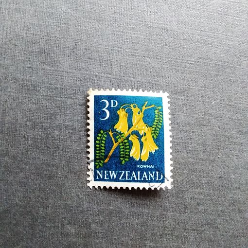 Марка Новая Зеландия 1960 год Цветы