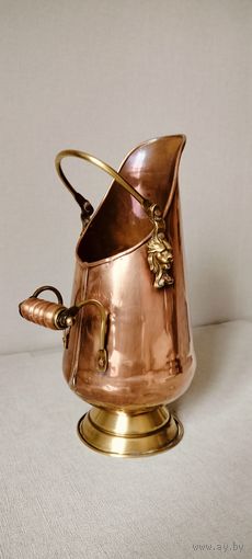 Медный зольник, кашпо