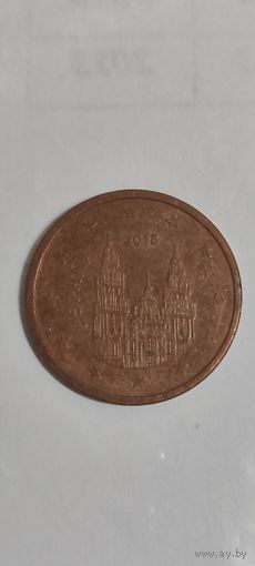 Испания 5 евроцентов 2018