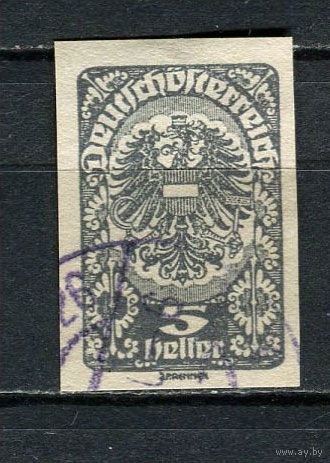 Немецкая Австрия - 1919/1920 - Герб 5Н - [Mi.276] - 1 марка. Гашеная.  (Лот 62Gb)-T25P29