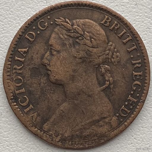 Великобритания 1 фартинг 1890 г.