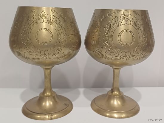 Все лоты с 1р.Бокалы бронза цена за пару