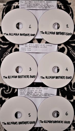DVD MP3 The ALLMAN BROTHERS BAND, The HOUR GLASS дискография (Blues rock, Southern rock) - 6 DVD-5