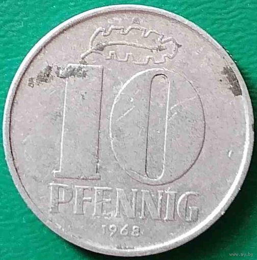 Германия ГДР 10 пфеннигов 1968 2