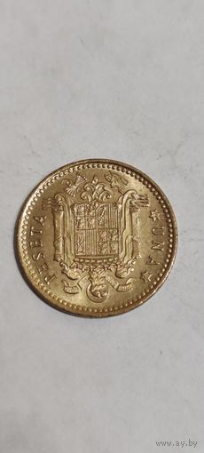Испания 1 песета 1966