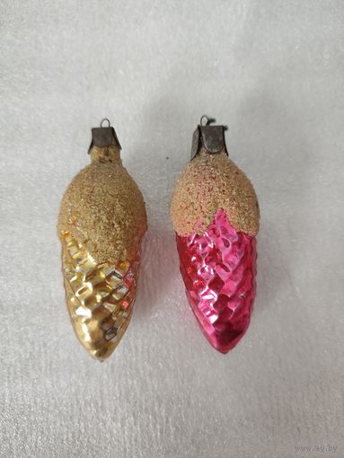 Ёлочные игрушки шишки