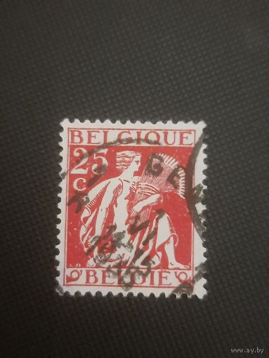Бельгия. Стандарт. 1932г. гашеная