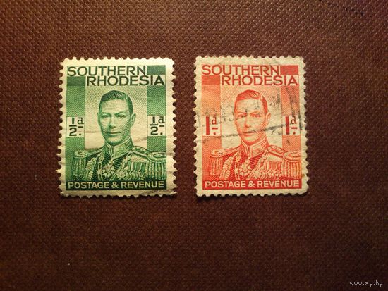 Британская Южная Родезия 1937 г.Король Георг VI./43а/