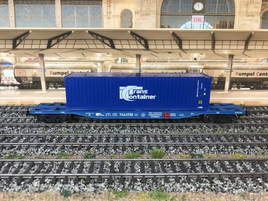 Платформа с контейнером ТрансКонтейнер (3D кит) 1. Масштаб HO 1:87.