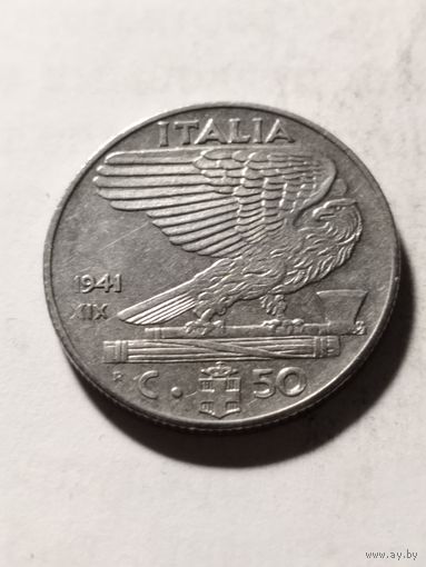 Италия 50 сентизим 1941