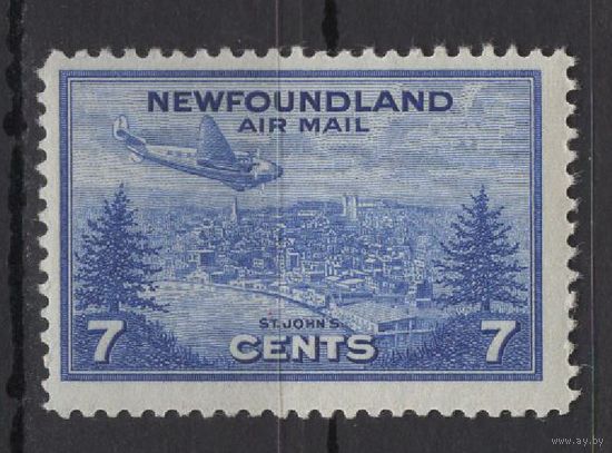 Ньюфаундленд /Newfoundland 1943* Сент-Джонс - столица провинции Ньюфаундленд и Лабрадор, АВИА Почта SG#291