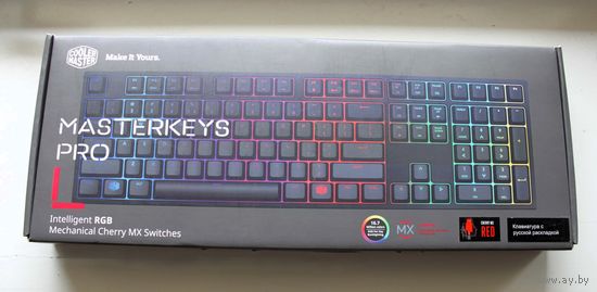 Клавиатура Cooler Master MasterKeys Pro L RGB Cherry MX Red