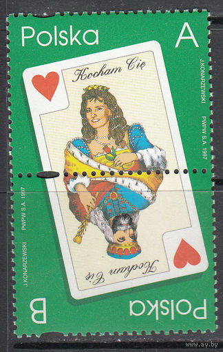 Польша сцепка 1997г. Карты ** (Р18