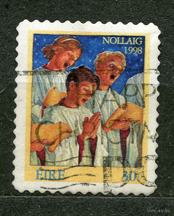 Рождественский хор. Рождество. Ирландия. 1998. Полная серия 1 марка