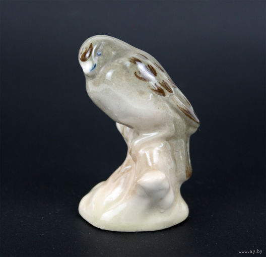Статуэтка 'Воробей', фарфор, Минский ФФЗ, 1950-1960 гг.