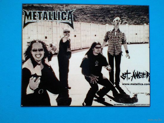 "METALLICA" - Магнит - Размеры 10/13 см.