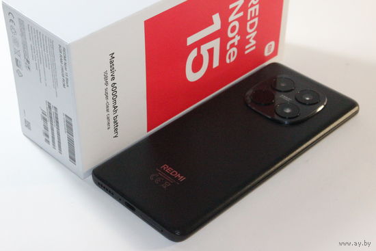 Телефон Xiaomi Redmi Note 15 8GB/256GB международная версия (черный)